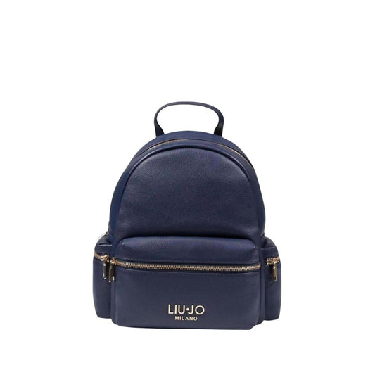 Sac à dos en polyester bleu