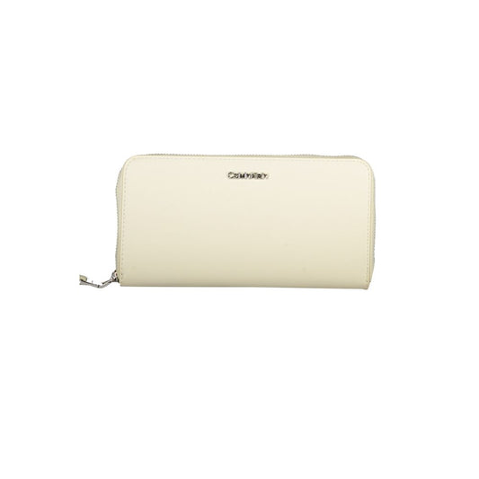 Portefeuille en polyéthylène beige