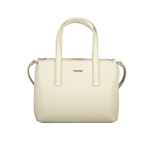 Sac à main en polyester beige