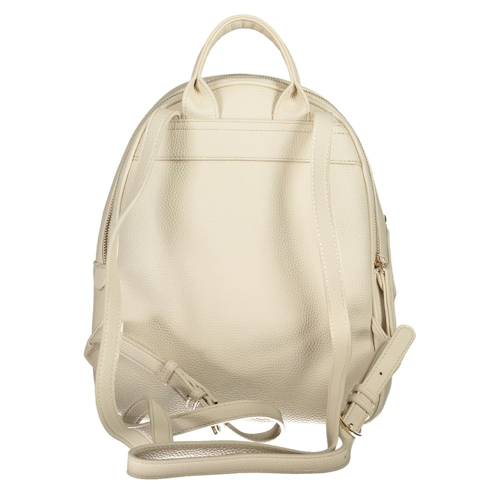 Mochila de polietileno beige