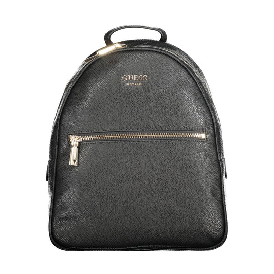 Sac à dos noir en polyéthylène pour femme