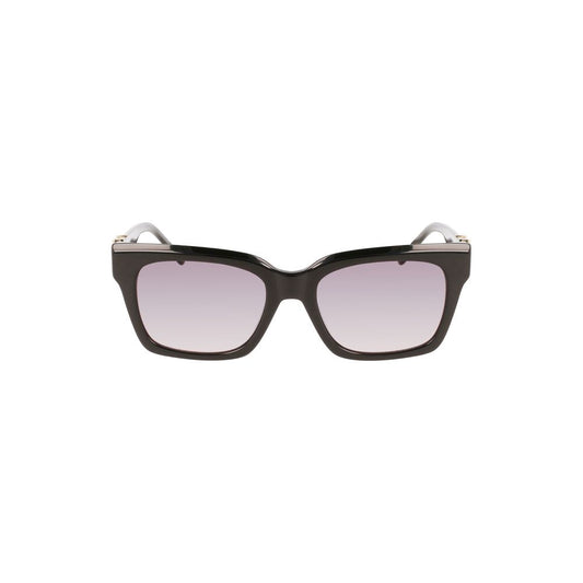 Lunettes de soleil en acétate noir