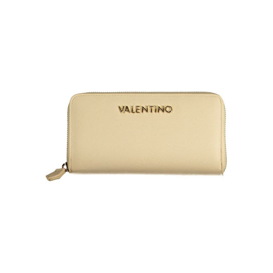 Portefeuille en polyéthylène beige