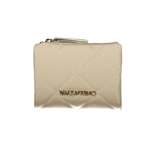 Portefeuille en polyéthylène beige