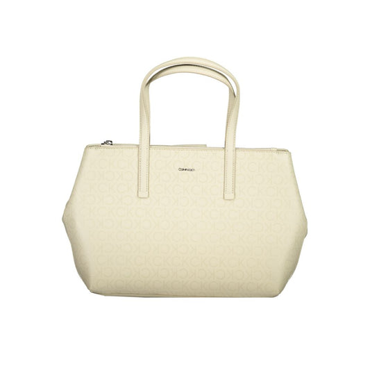 Sac à main en polyester beige