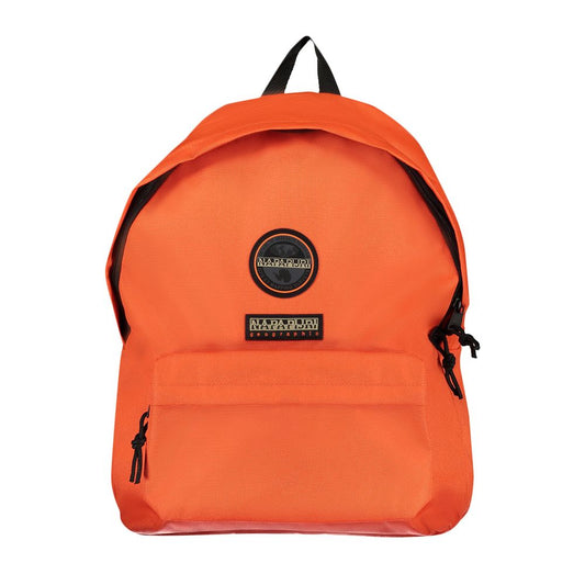 Sac à dos orange éco-chic avec logo