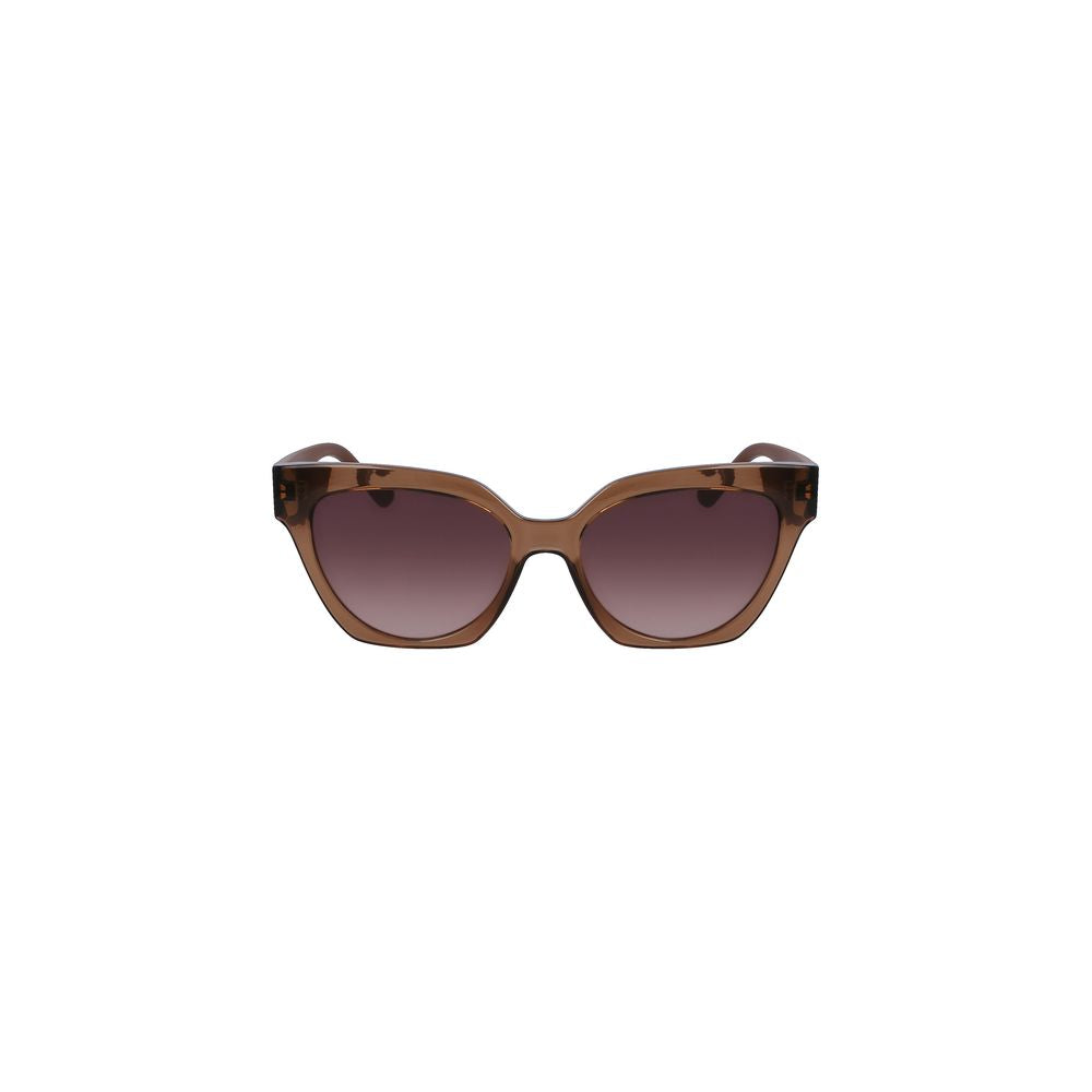 Lunettes de soleil beiges bio-injectées pour femme