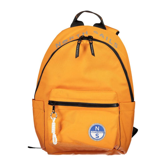 Mochila de poliéster naranja