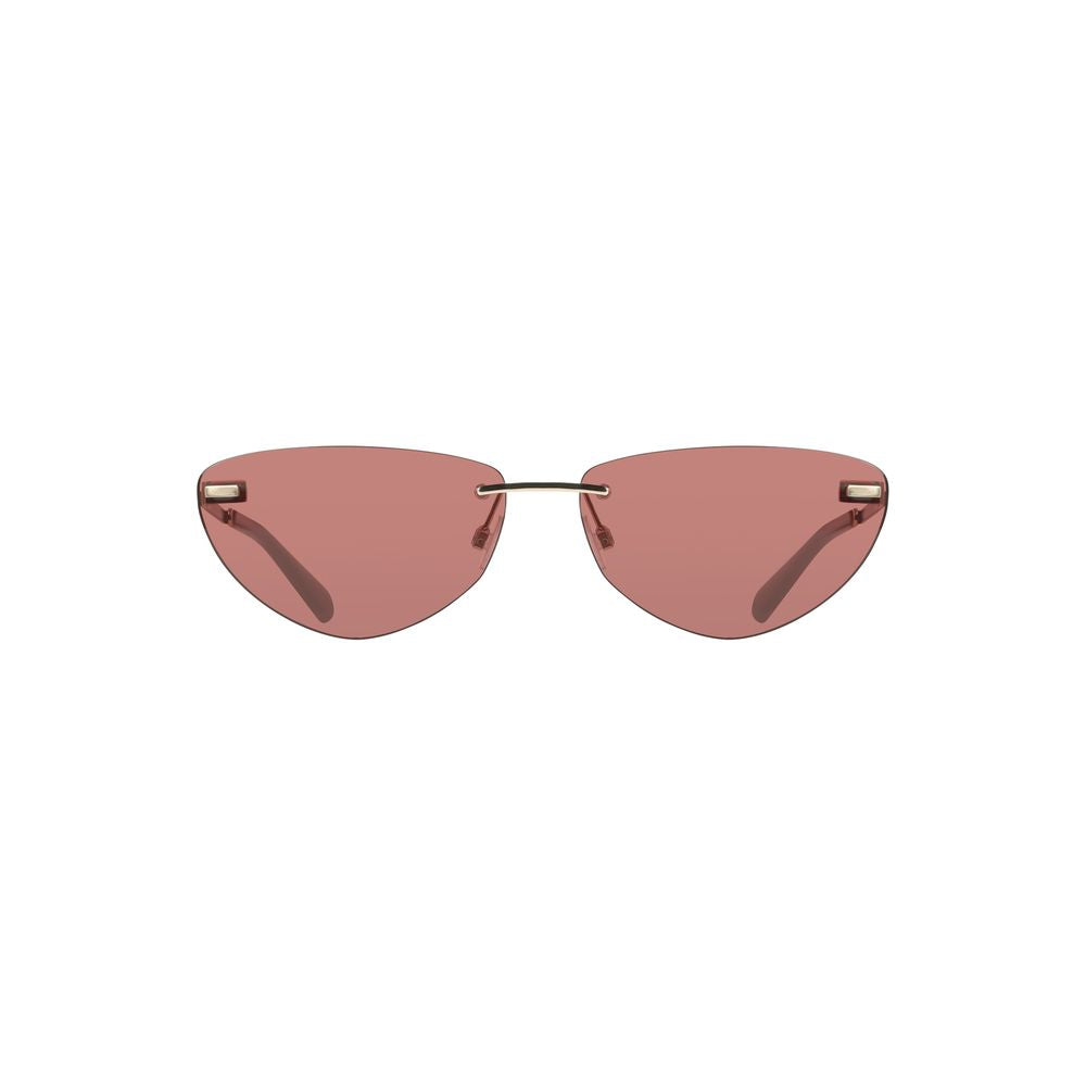 Gafas de sol de metal rosa