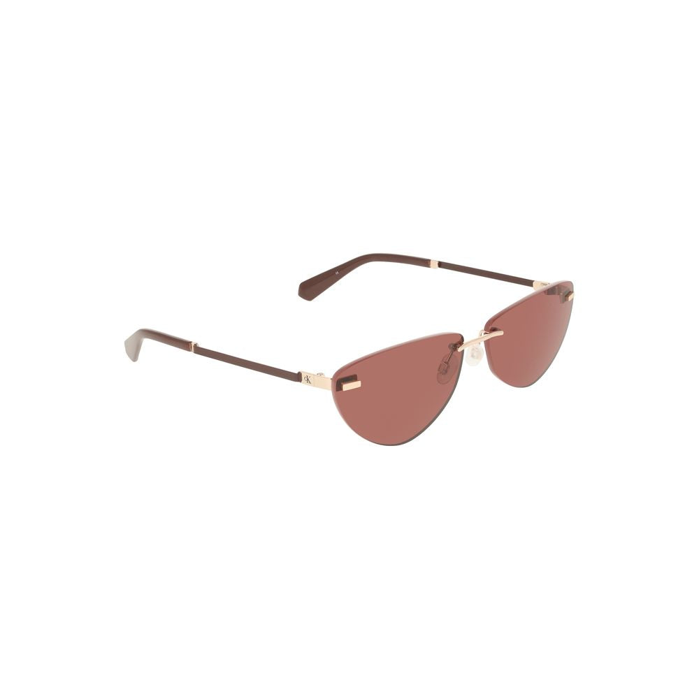 Gafas de sol de metal rosa