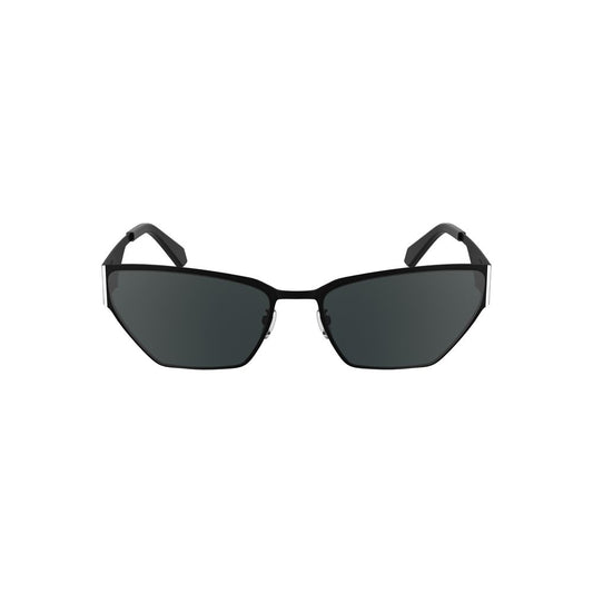 Lunettes de soleil en métal noir