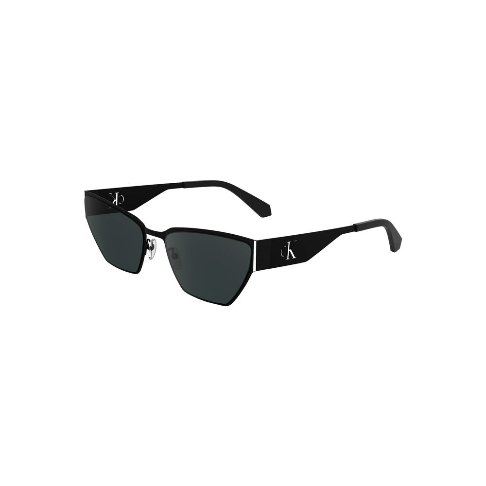 Lunettes de soleil en métal noir