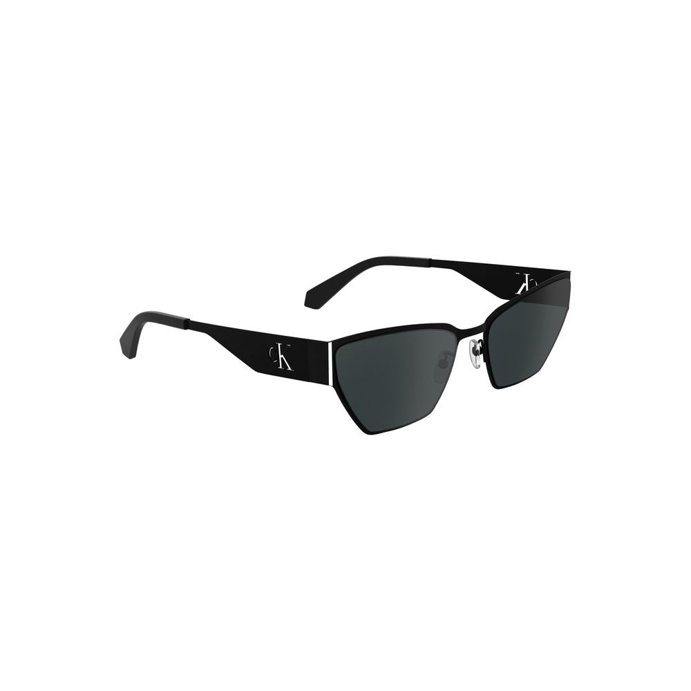 Lunettes de soleil en métal noir