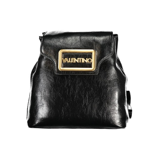 Sac à dos noir en polyéthylène pour femme