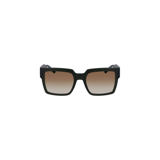 Lunettes de soleil en plastique marron pour femme