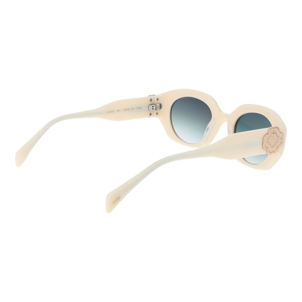 Lunettes de soleil blanches pour femmes