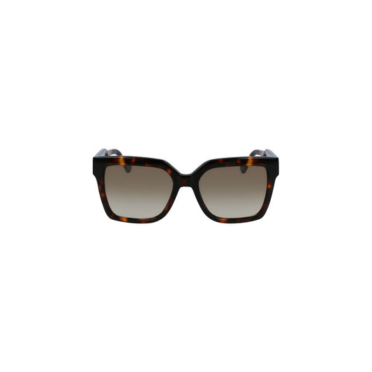 Lunettes de soleil en acétate marron