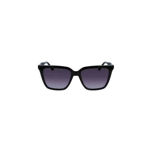 Lunettes de soleil noires bio-injectées pour femmes
