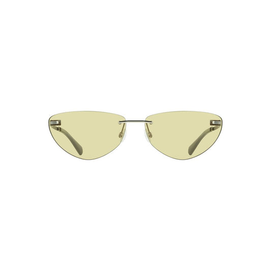 Gafas de sol de metal verde
