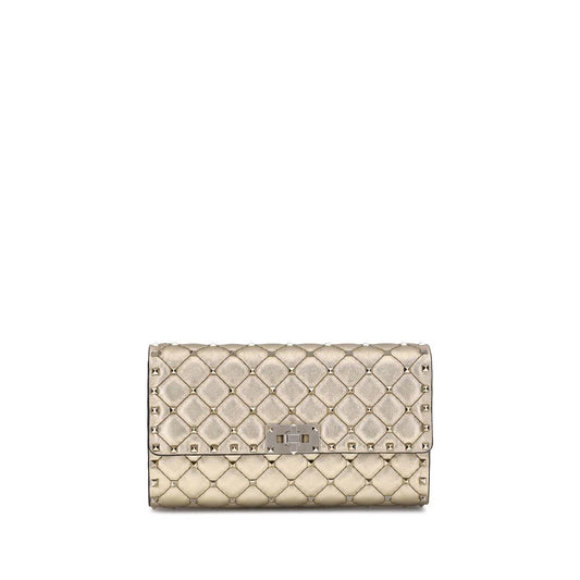 Rockstud Spike Laminated Nappa Crossbody Clutch
