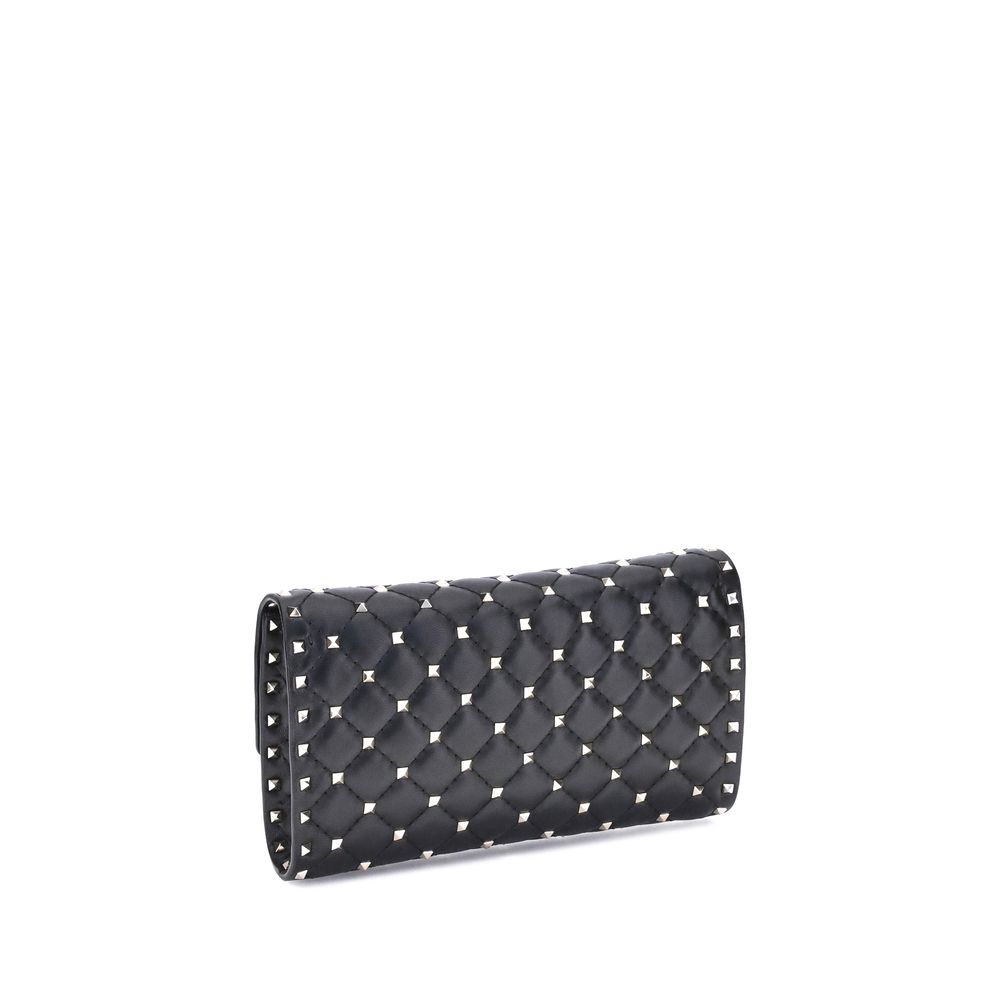 Rockstud Spike Nappa Leather Crossbody Clutch