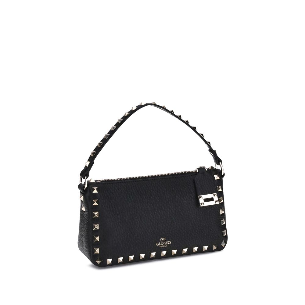 Small Rockstud Grainy Calfskin Crossbody Bag