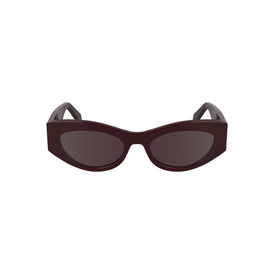 Gafas de sol de acetato rojo