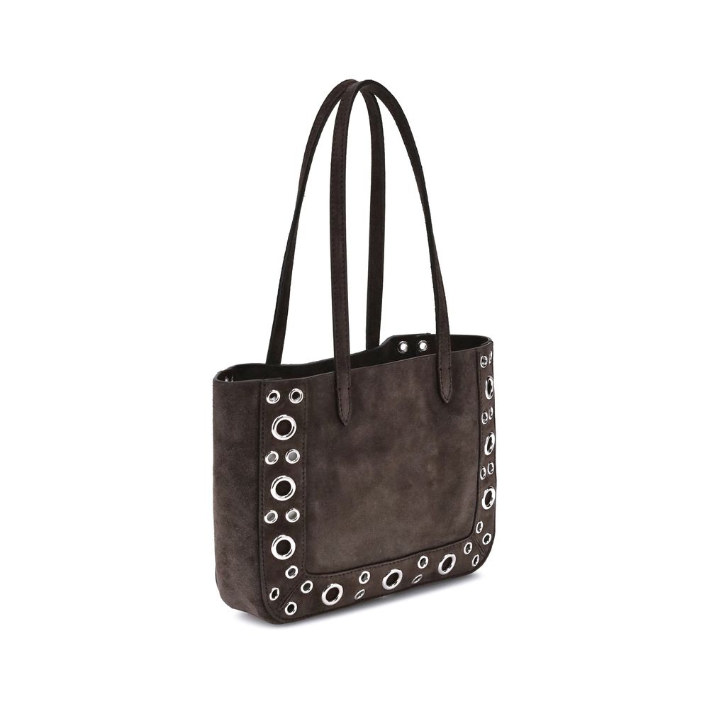 Nellcôte Mini Suede Shopping Bag
