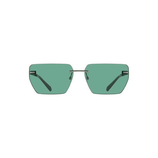 Green Metal Sunglasses