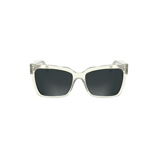 Gafas de sol de plástico transparente