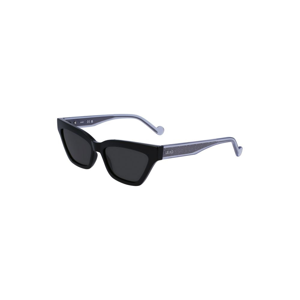 Lunettes de soleil noires injectées pour femmes