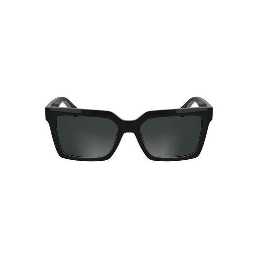 Lunettes de soleil noires en tissu biosourcé