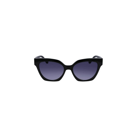Lunettes de soleil noires bio-injectées pour femmes