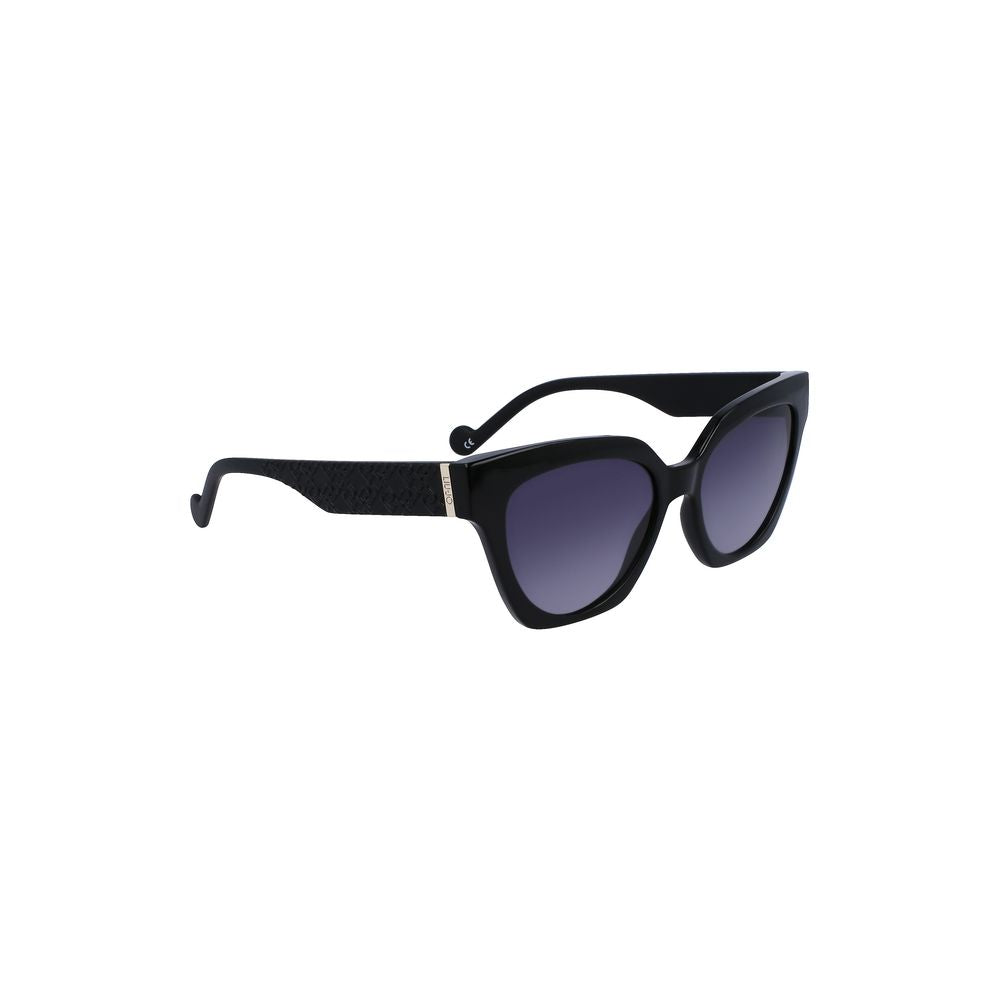 Lunettes de soleil noires bio-injectées pour femmes