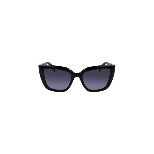 Lunettes de soleil noires bio-injectées pour femmes