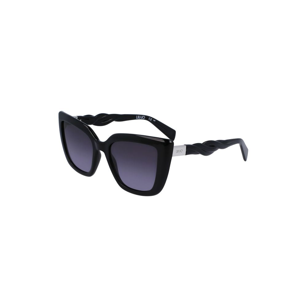 Lunettes de soleil noires bio-injectées pour femmes