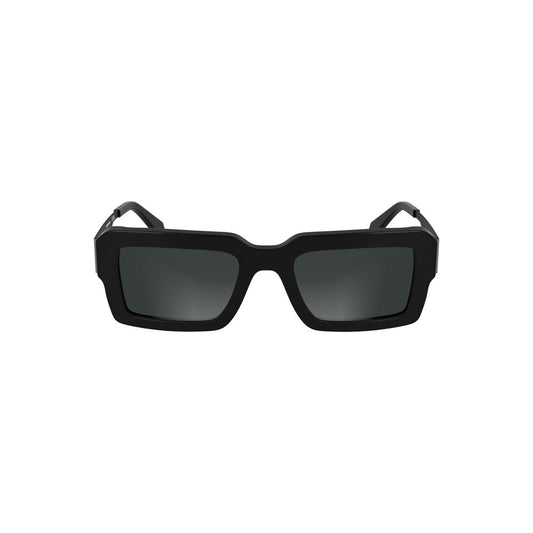 Lunettes de soleil en acétate noir