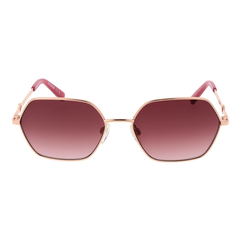 Gafas de sol de oro rosa para mujer