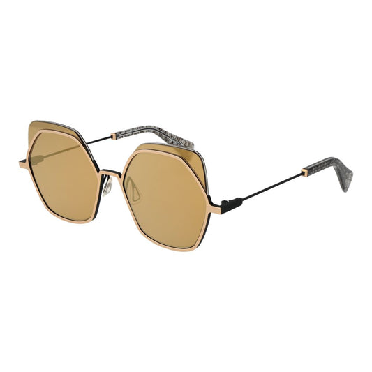 Gafas de sol unisex doradas