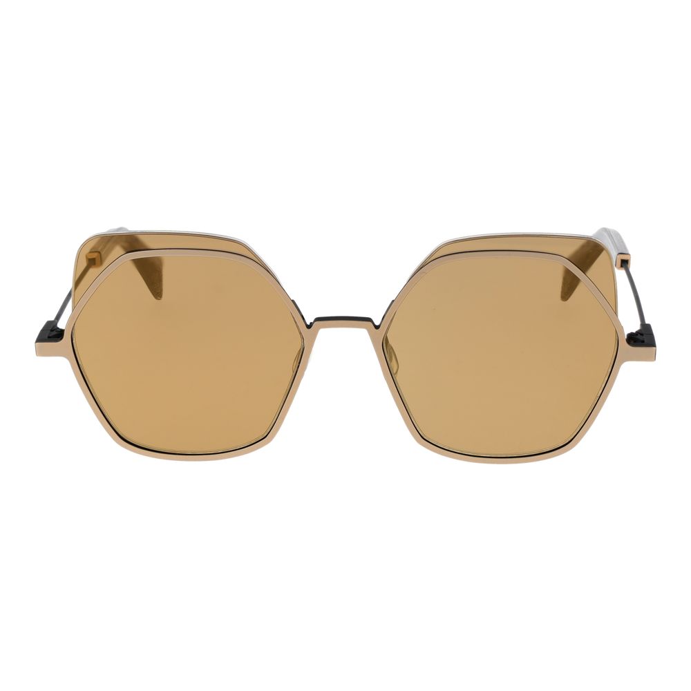 Gafas de sol unisex doradas