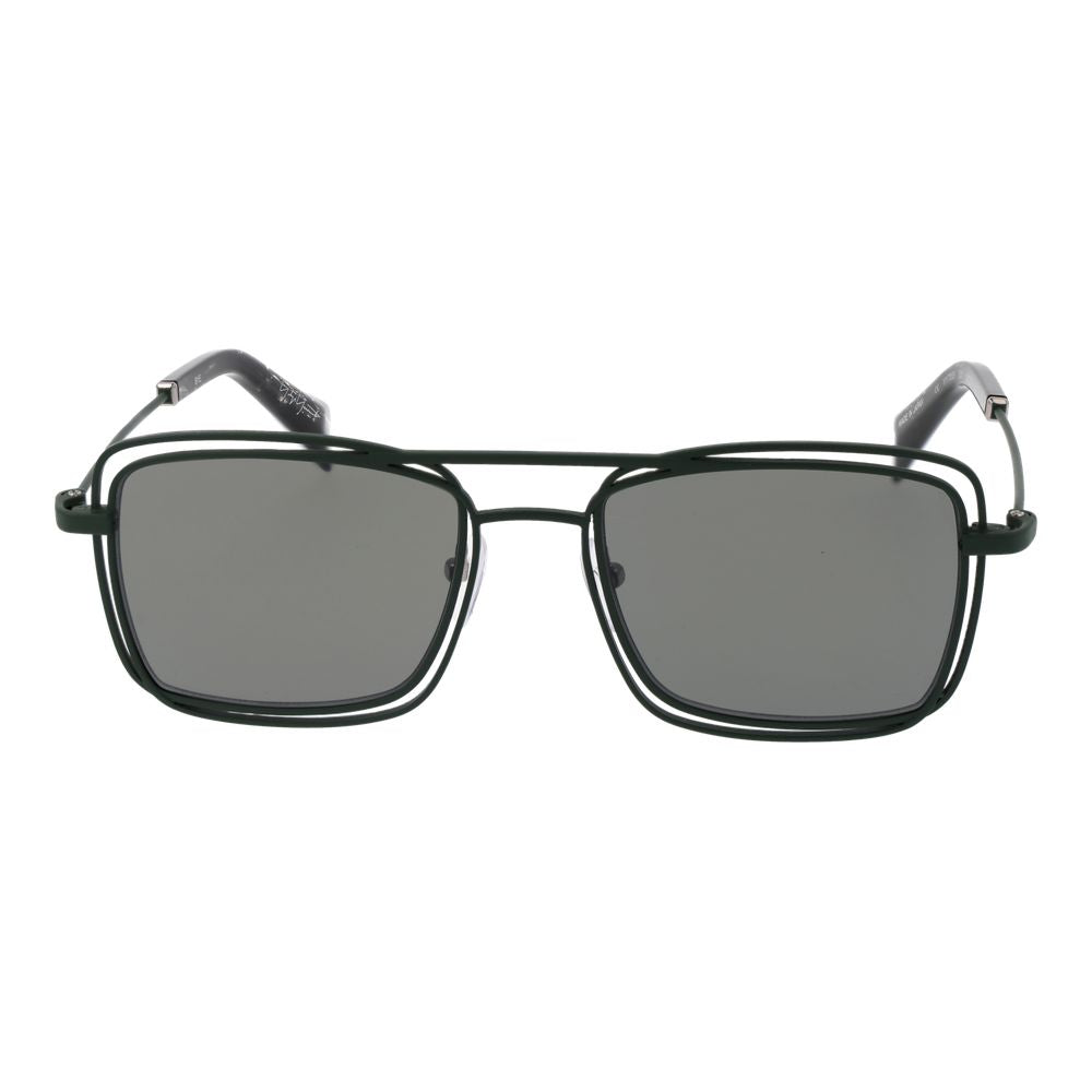 Lunettes de soleil unisexes vertes