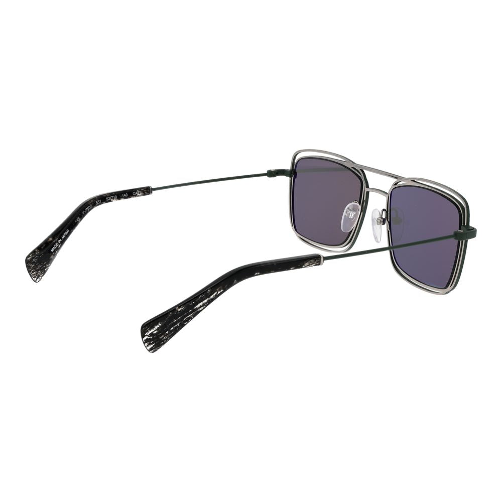 Lunettes de soleil unisexes vertes