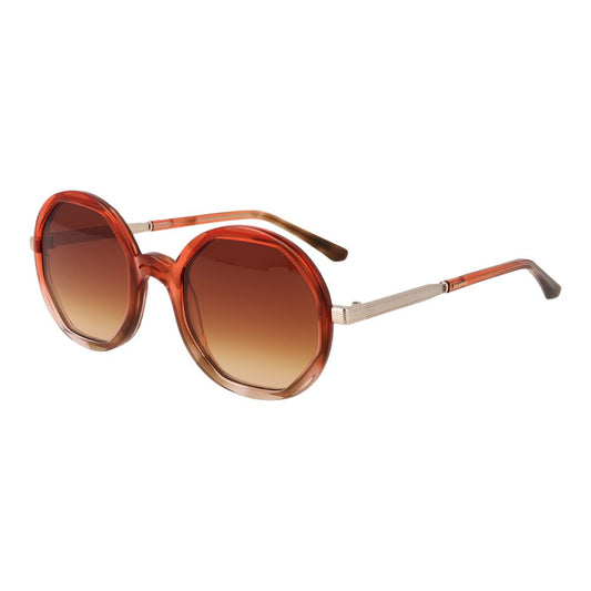 Lunettes de soleil orange pour femmes