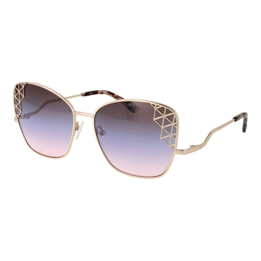 Gafas de sol doradas para mujer
