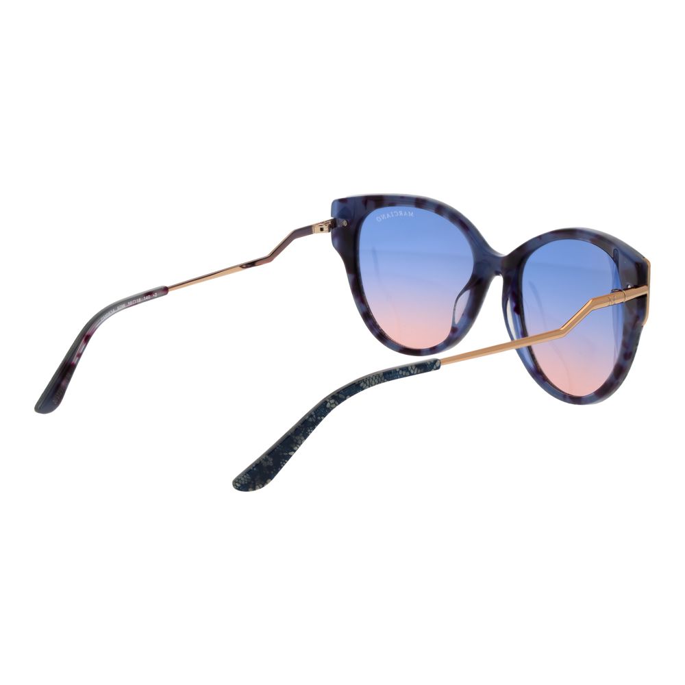 Lunettes de soleil bleues pour femmes