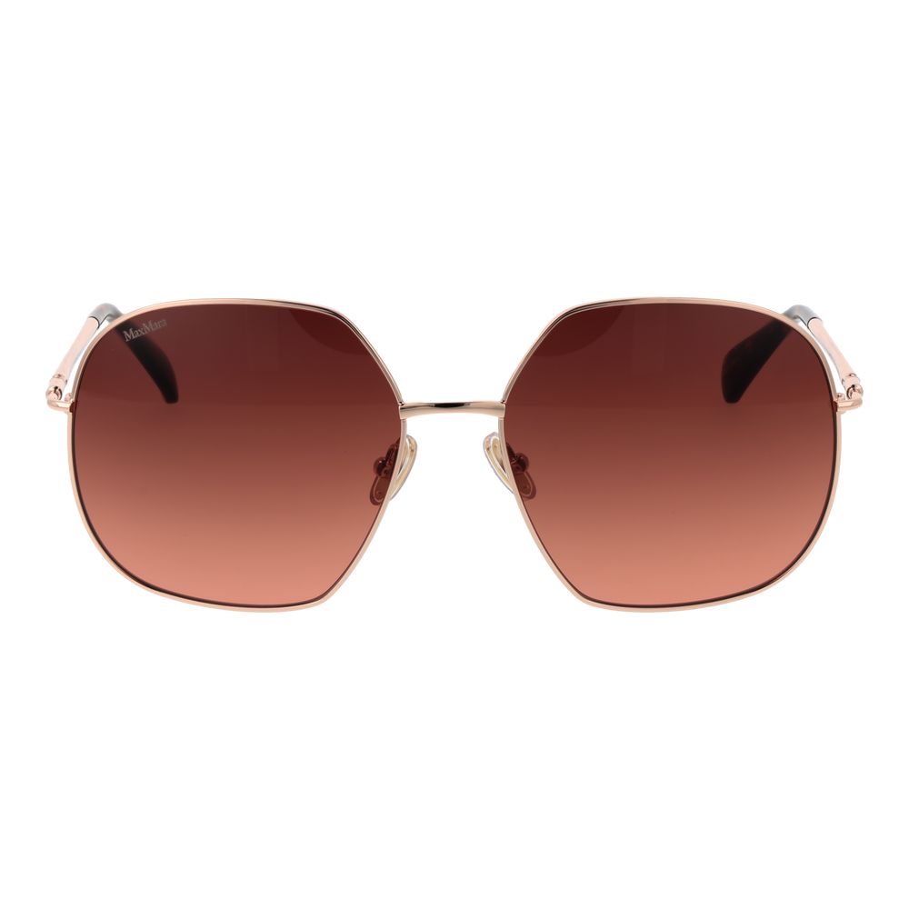 Lunettes de soleil pour femmes en or rose