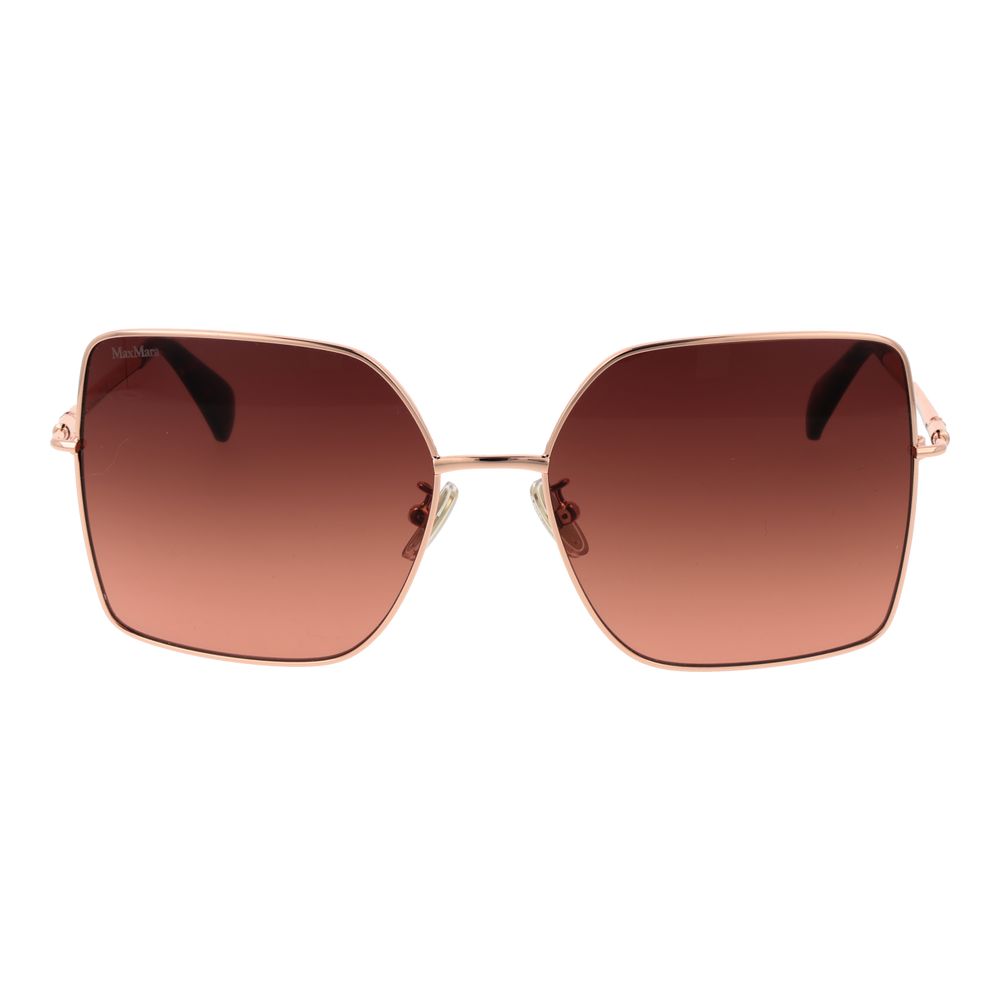 Gafas de sol de oro rosa para mujer