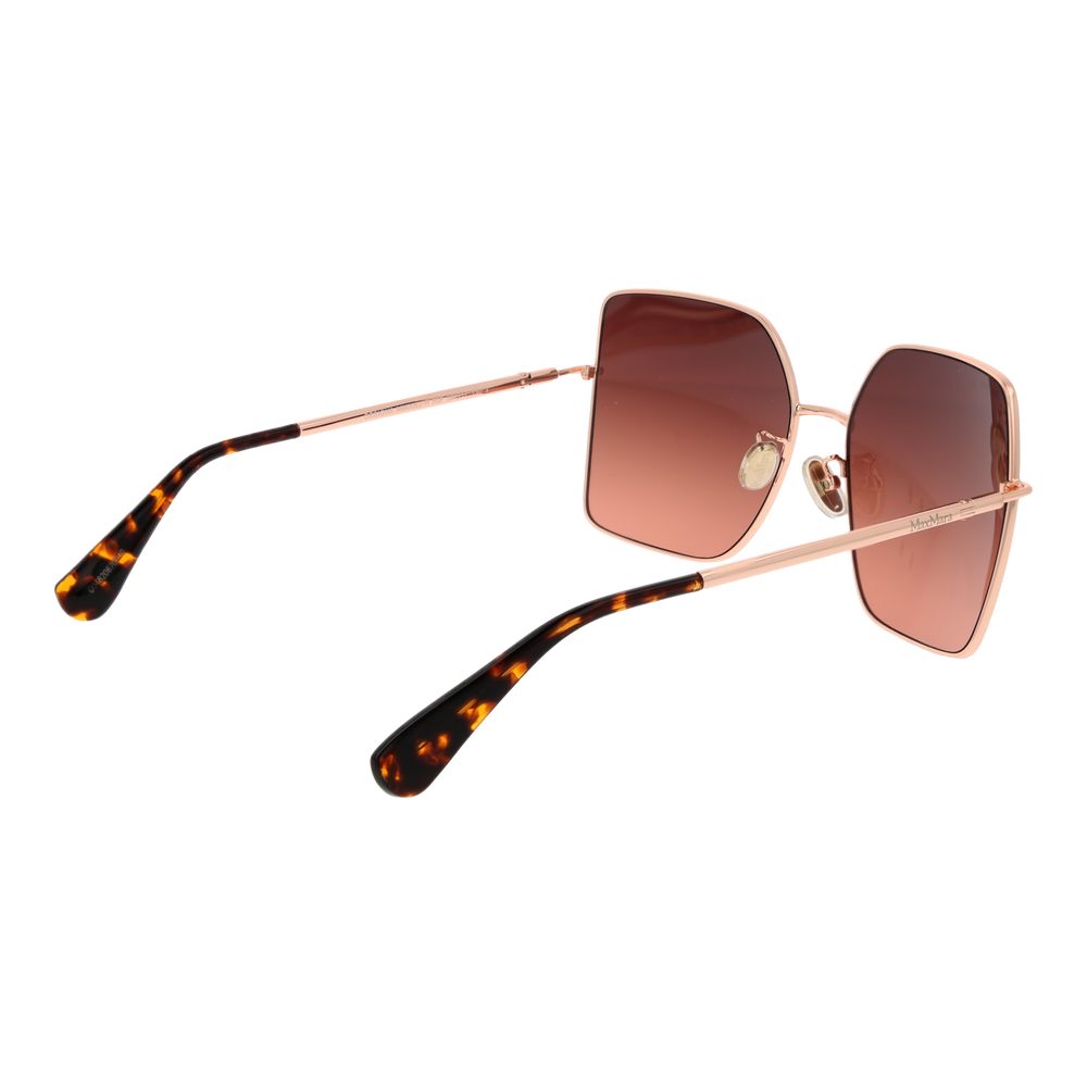 Gafas de sol de oro rosa para mujer