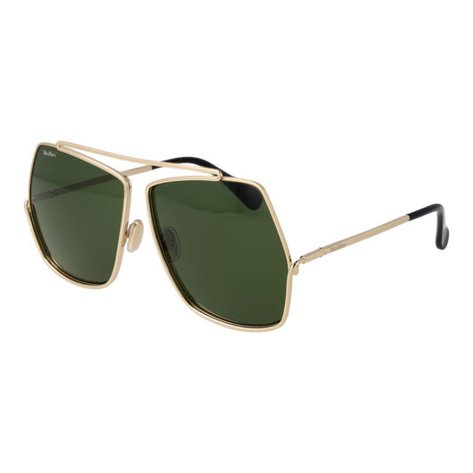 Lunettes de soleil dorées pour femmes