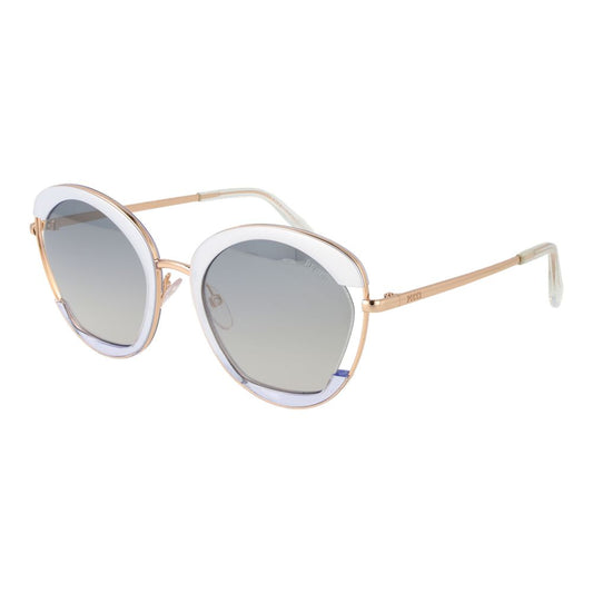 Lunettes de soleil dorées pour femmes